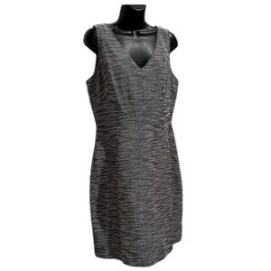 Banana Republic gray and black dress